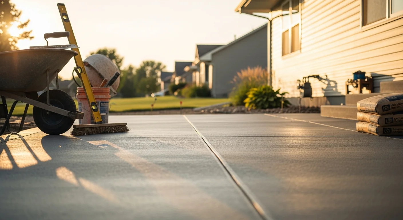 Custom wooden deck attached to residential home